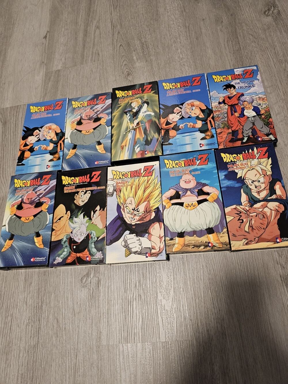Lot Of 10 Vtg Dragonball Z VHS (Babidi And Majin Buu)